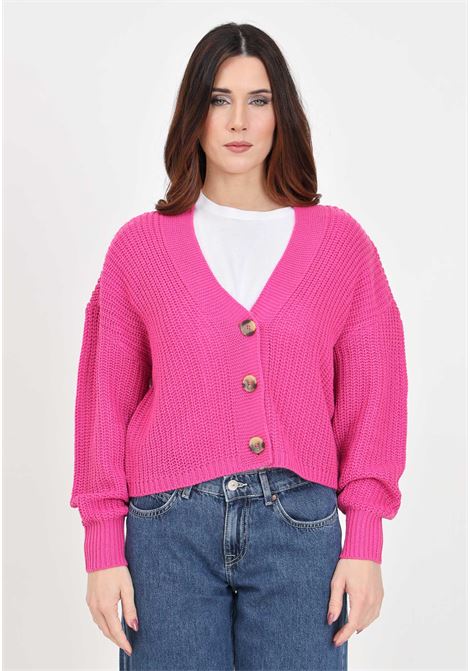 Pink cardigan for women ONLY | 15211521Raspberry Rose